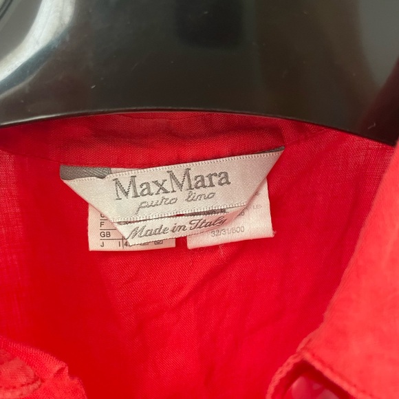 MaxMara sleeveless linen blouse - Picture 2 of 3